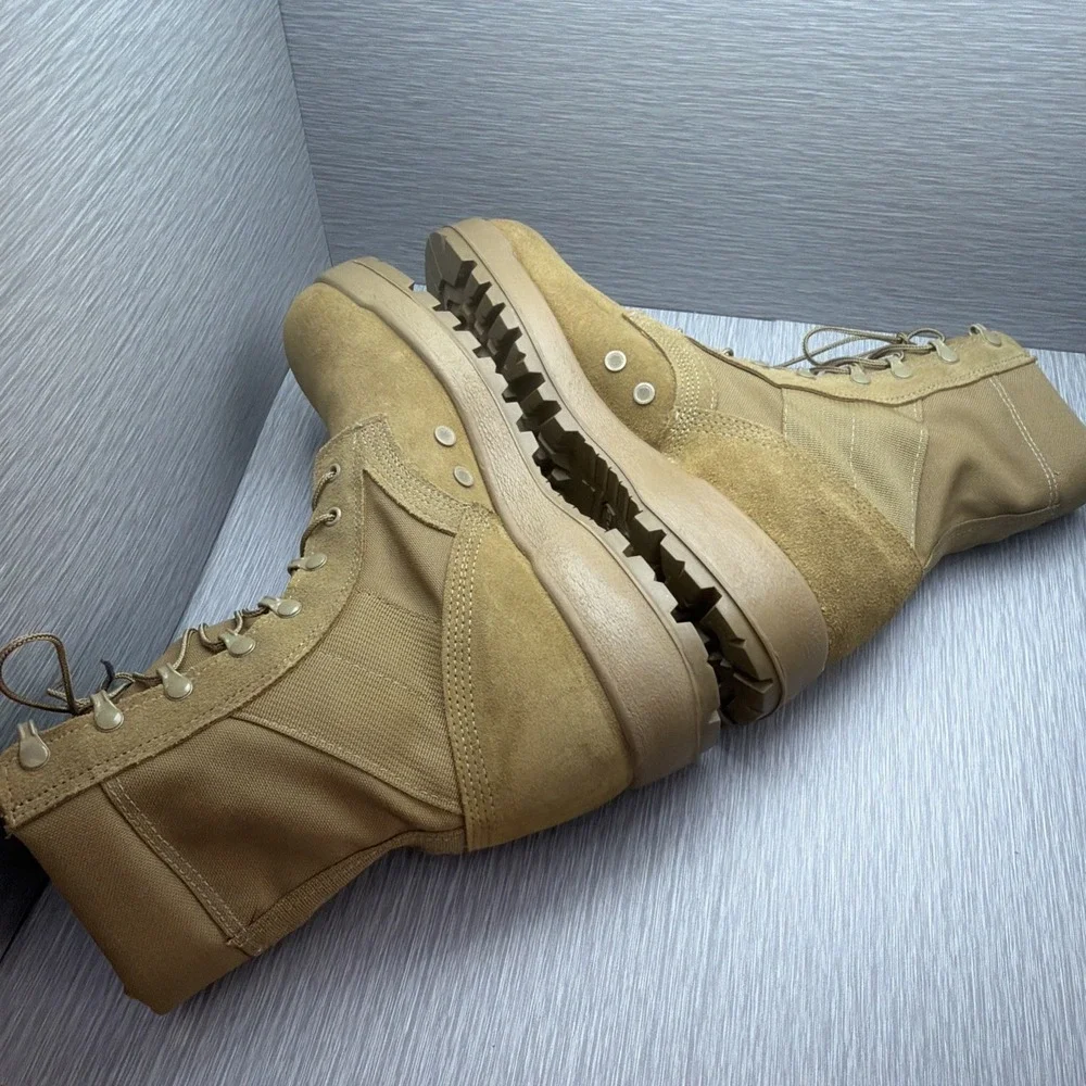 McRae‎ Hot Weather Combat Boots Coyote Tan Military Tactical 12R USA Made